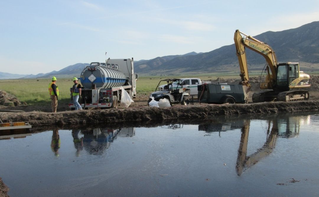 Rapid Hydrocarbon Spill Response Site Restoration